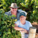 Peter and Jacque Schulz standing in their Murray River vineyard